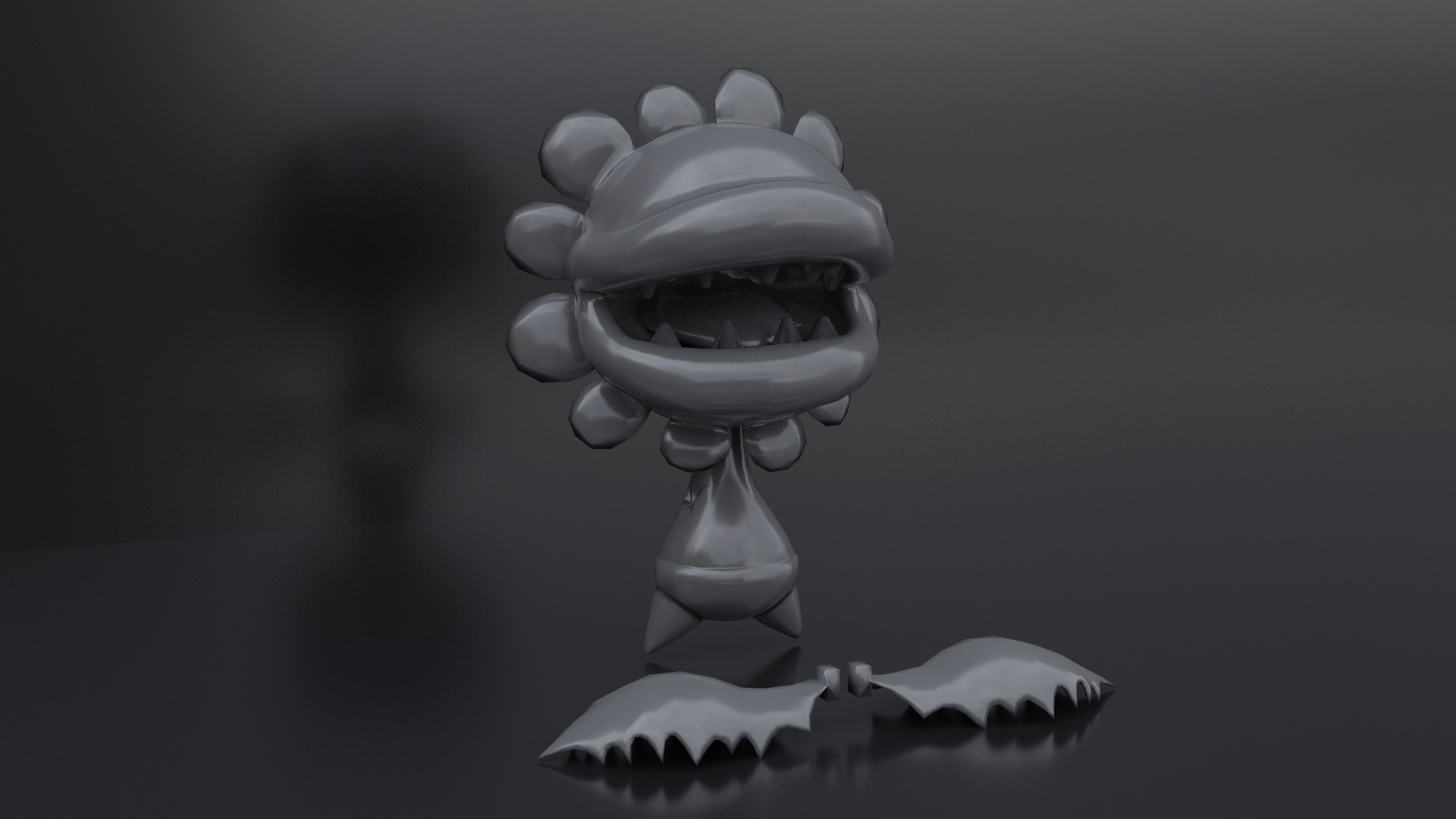 Petey Piranha Super Mario 3D print model_5