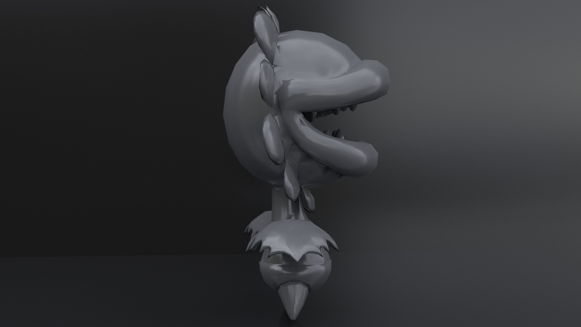 Petey Piranha Super Mario 3D print model_2