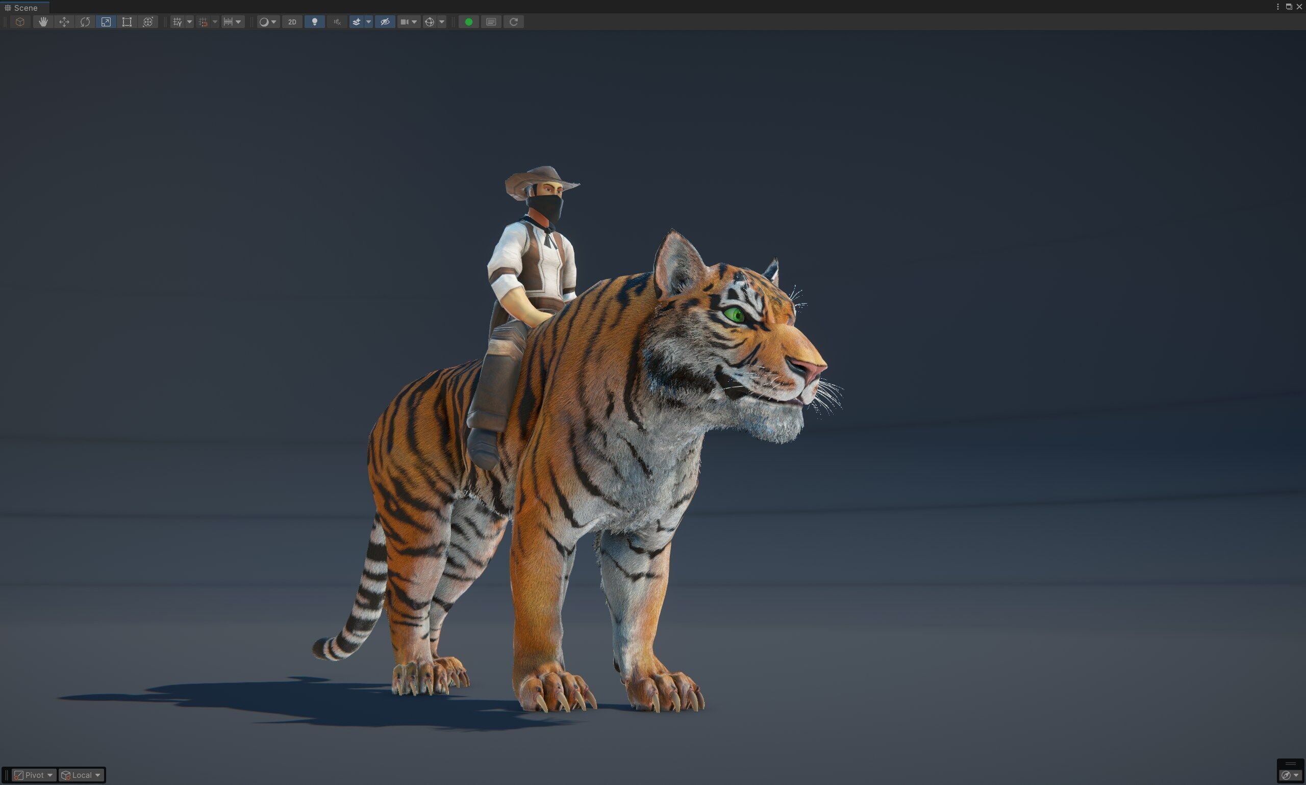 Realistic Tiger Low-poly 3D model_13