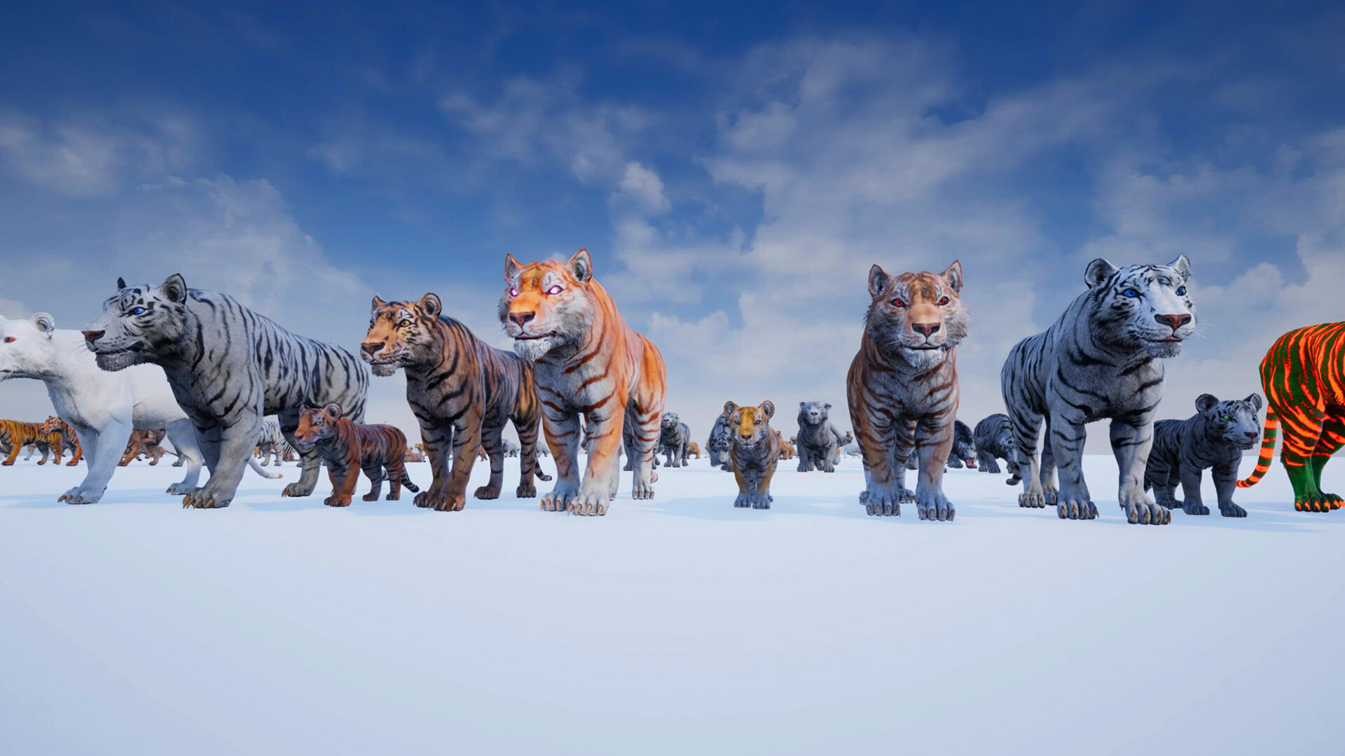 Realistic Tiger Low-poly 3D model_27