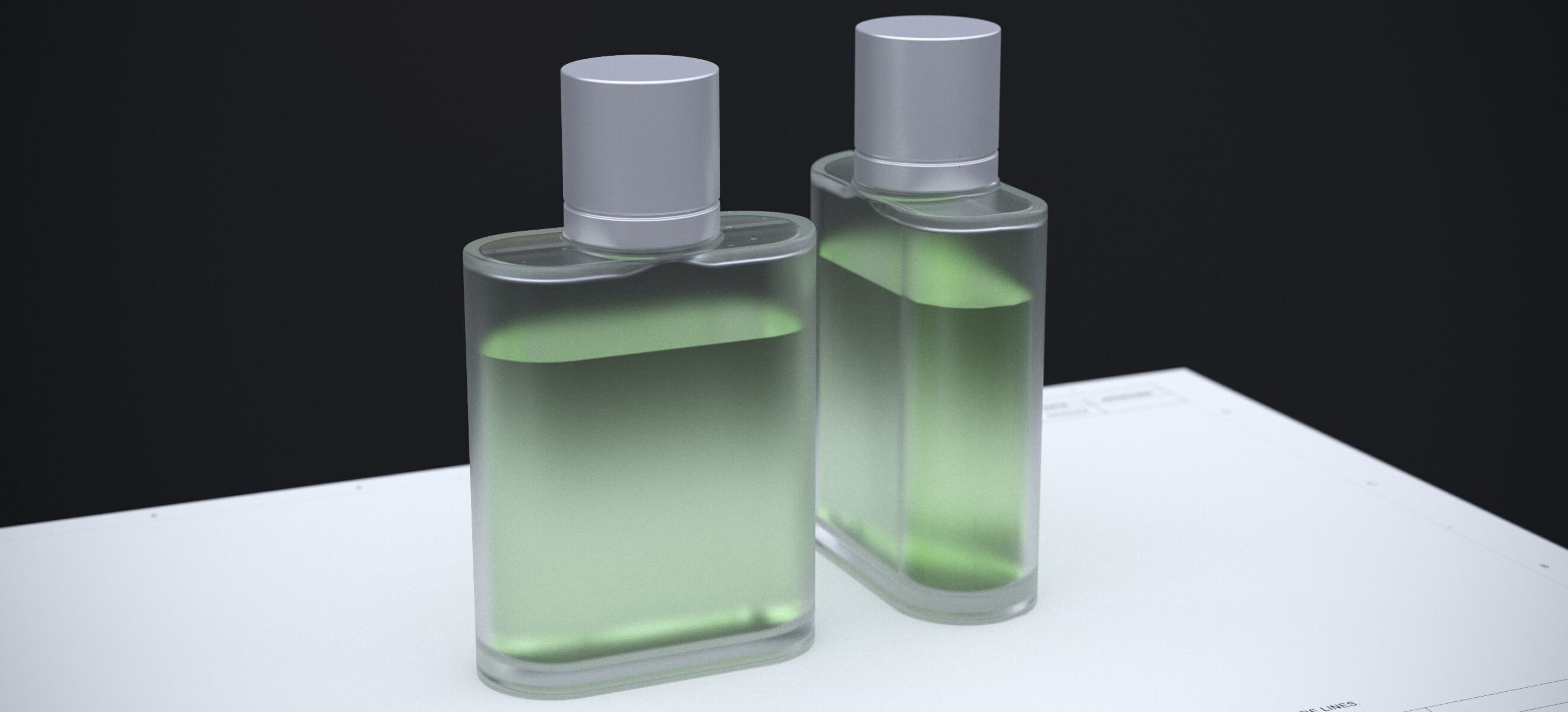 COLOGNE BOTTLE NUMBER 2 2025 3D model_2