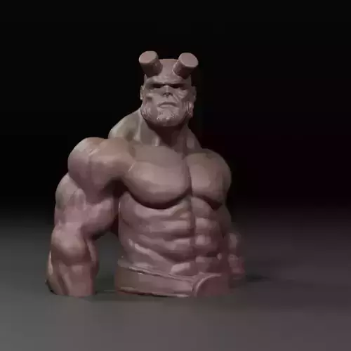 Hellboy bust
