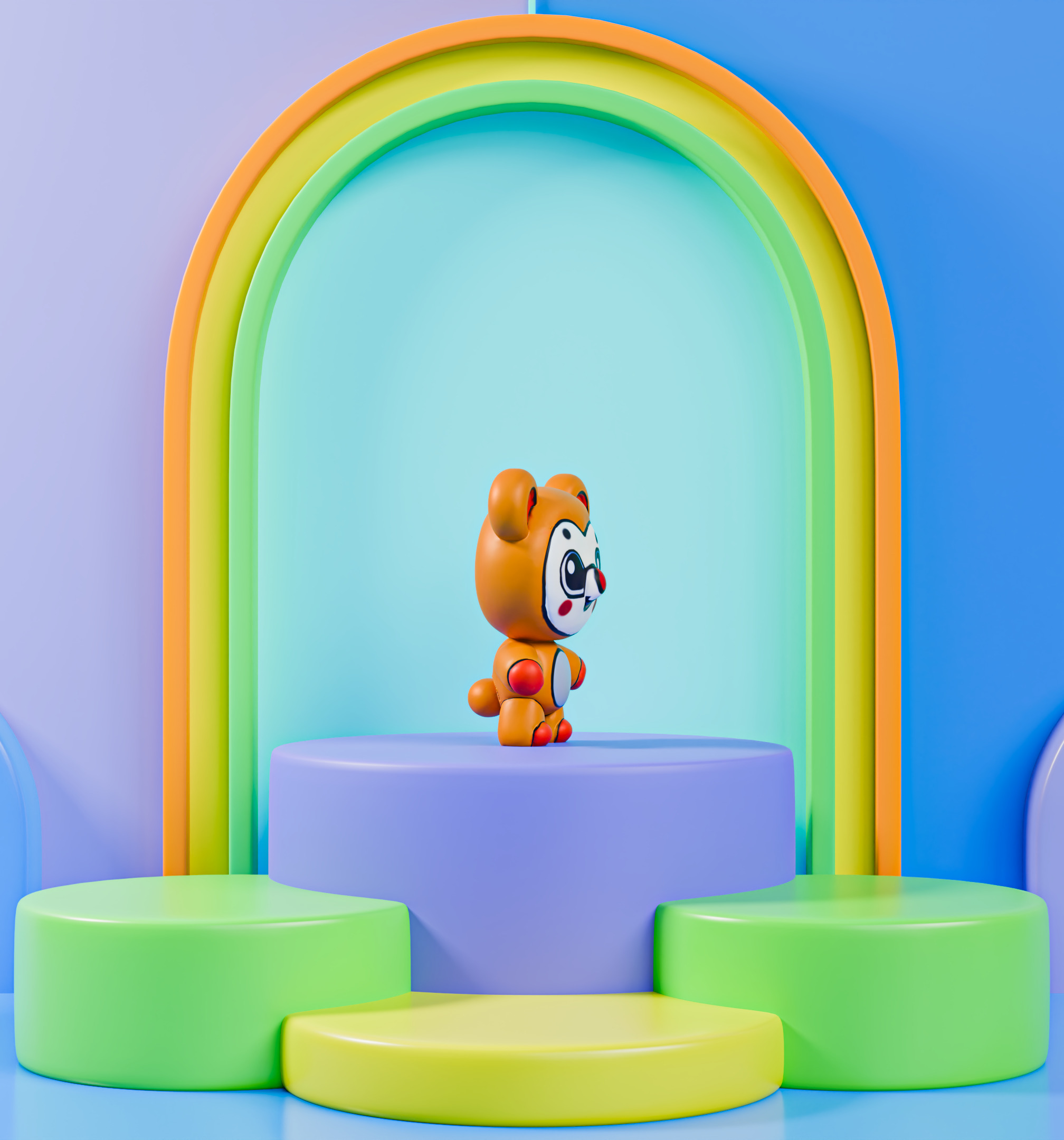 Magic Teddy Bear 3D print model_2