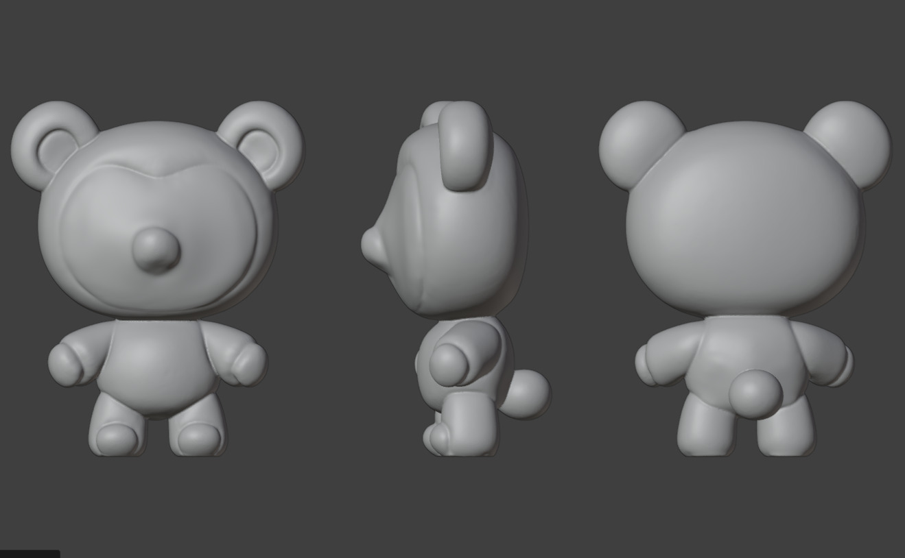 Magic Teddy Bear 3D print model_3