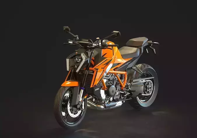 Base model KTM 1390 Super Duke 2024 3D model