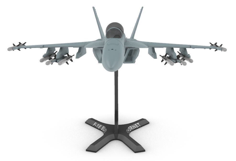 F 18  Super Hornet 3D print model_2