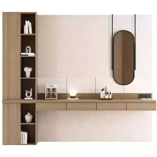 Bedroom Furniture Composition 18 3D model
