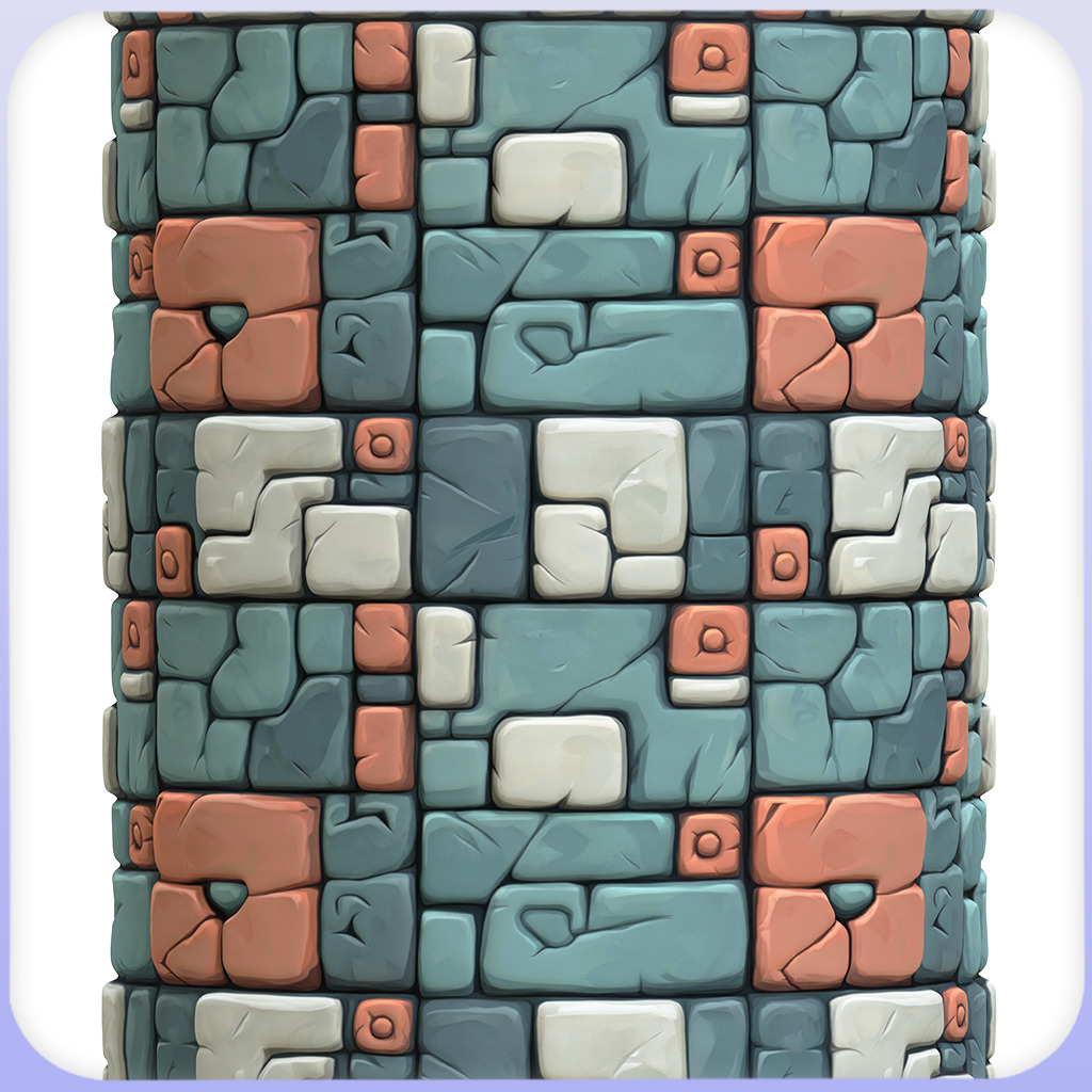 Stylized Wall Seamless Texture Texture_2