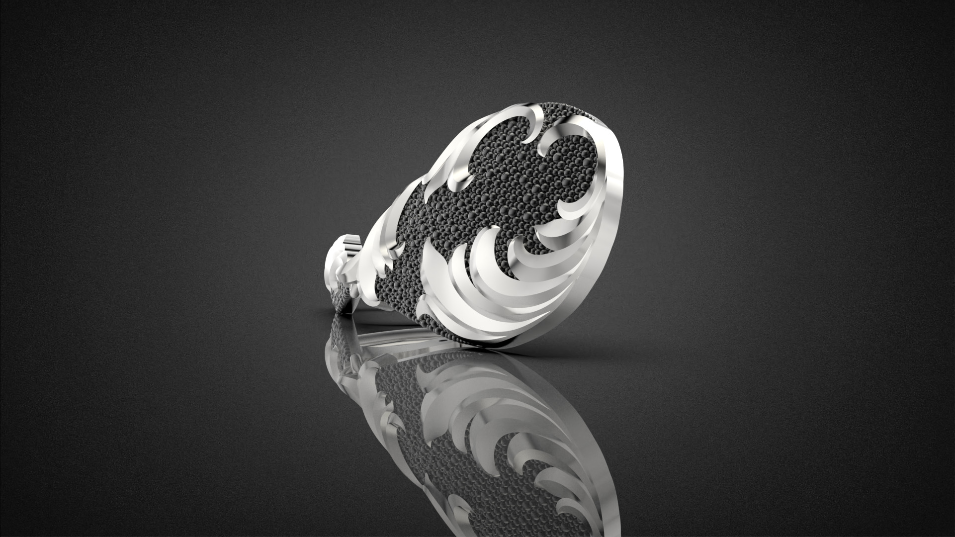 Fashion golden ratio Jewelry earring E31 3D print model_13