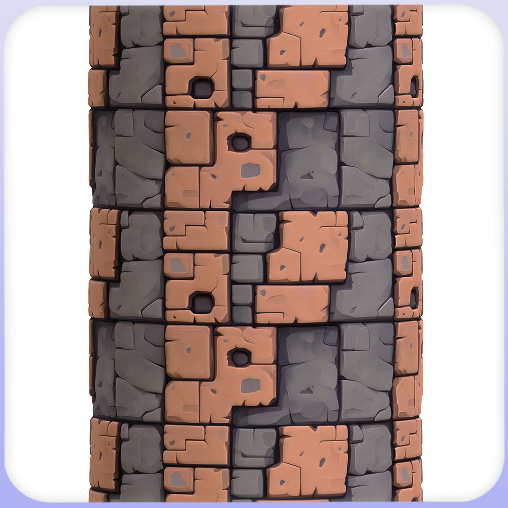 Stylized Wall Seamless Texture Texture_2