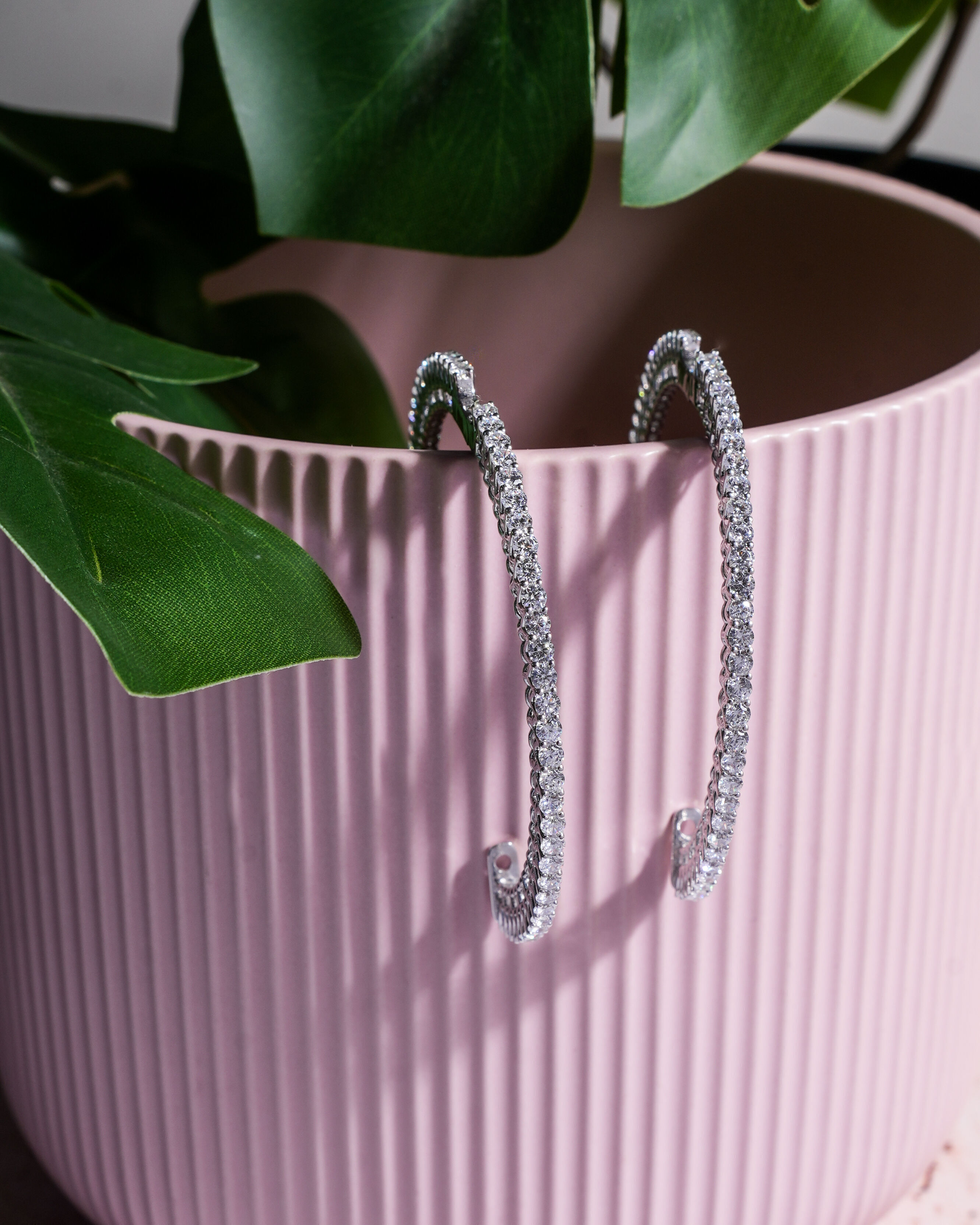 diamond hoops  3D print model_1