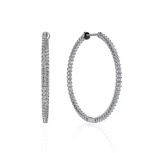 diamond hoops 