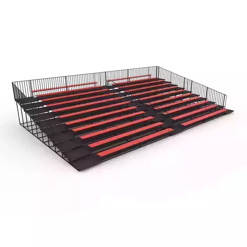Bleachers 3 3D model