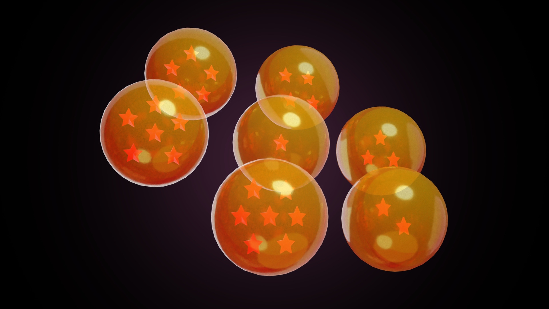 Dragon Balls  3D model_5