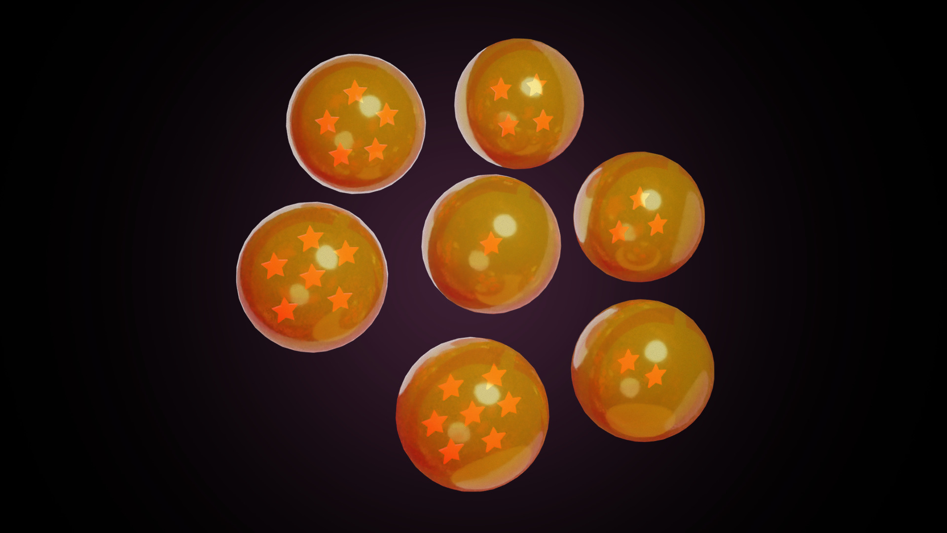 Dragon Balls  3D model_3