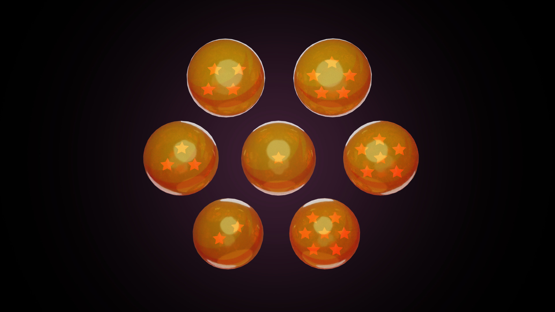 Dragon Balls  3D model_4