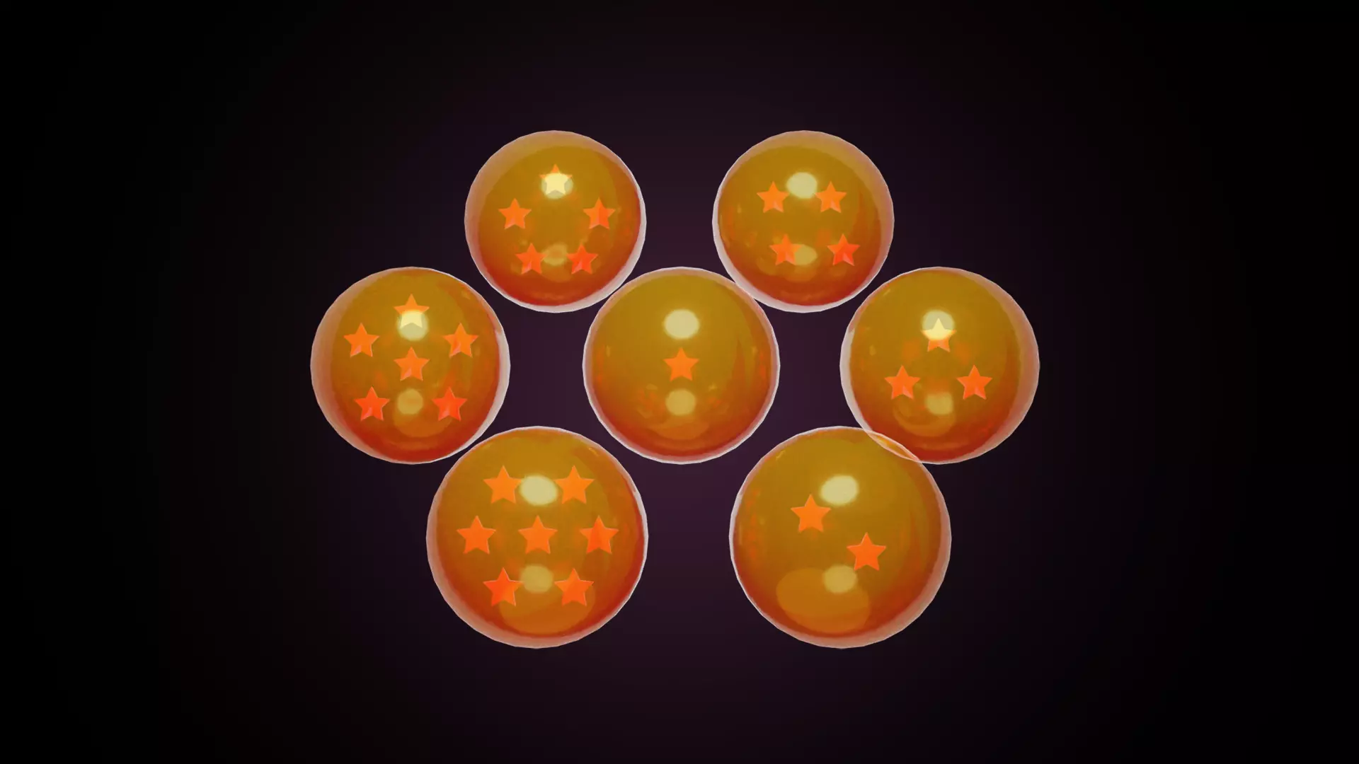 Dragon Balls  3D model_0