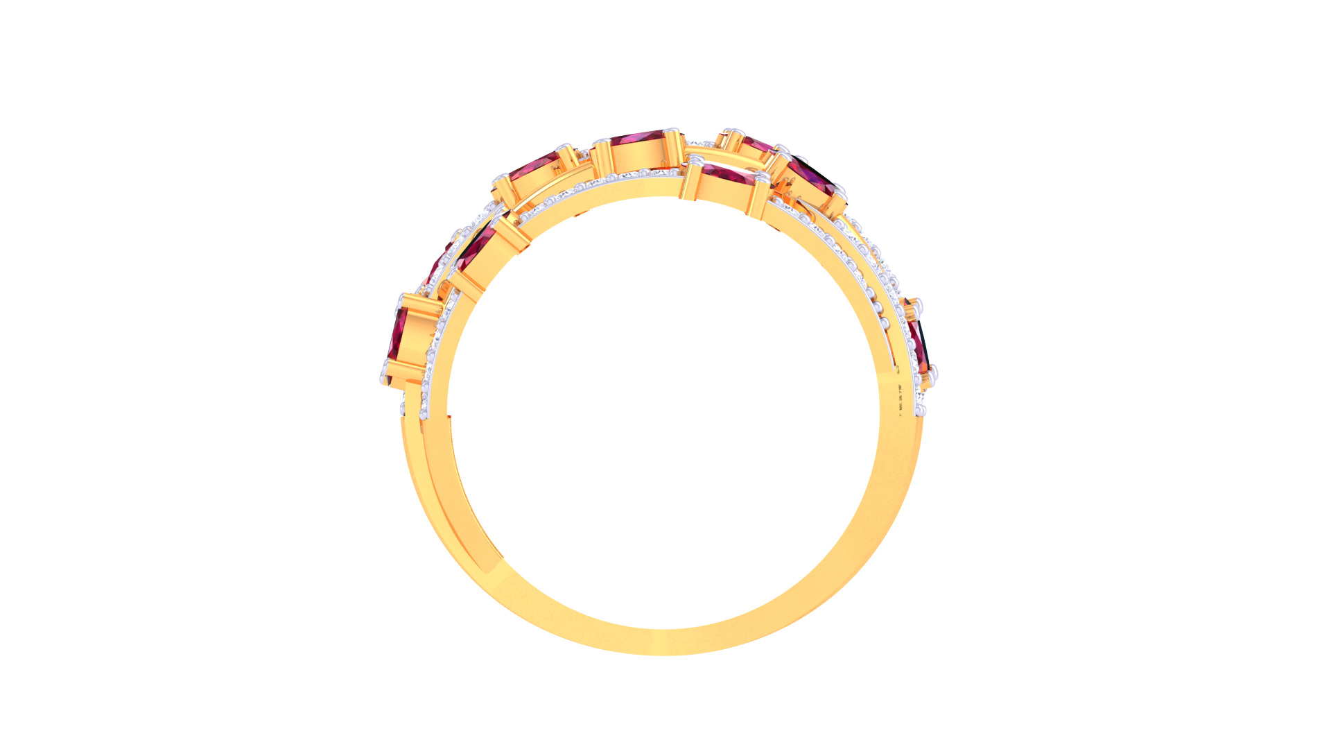 Women Ring  Render 3dm STL OBJ FBX Details 3D print model_4