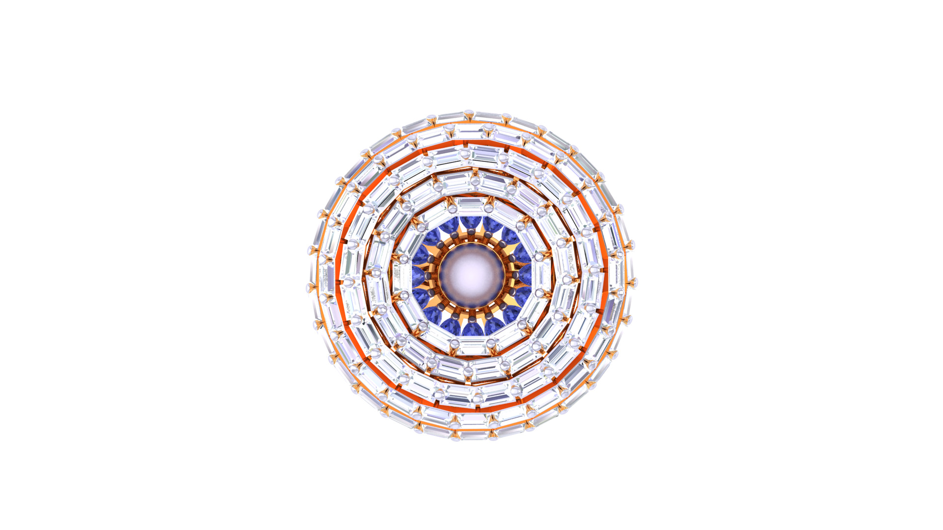 Women Ring  Render 3dm STL OBJ FBX Details 3D print model_3