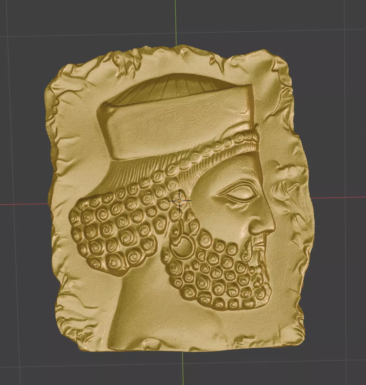 Achaemenid Soldier statue 3D print model