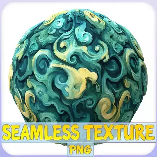 Stylized Water Seamless Texture