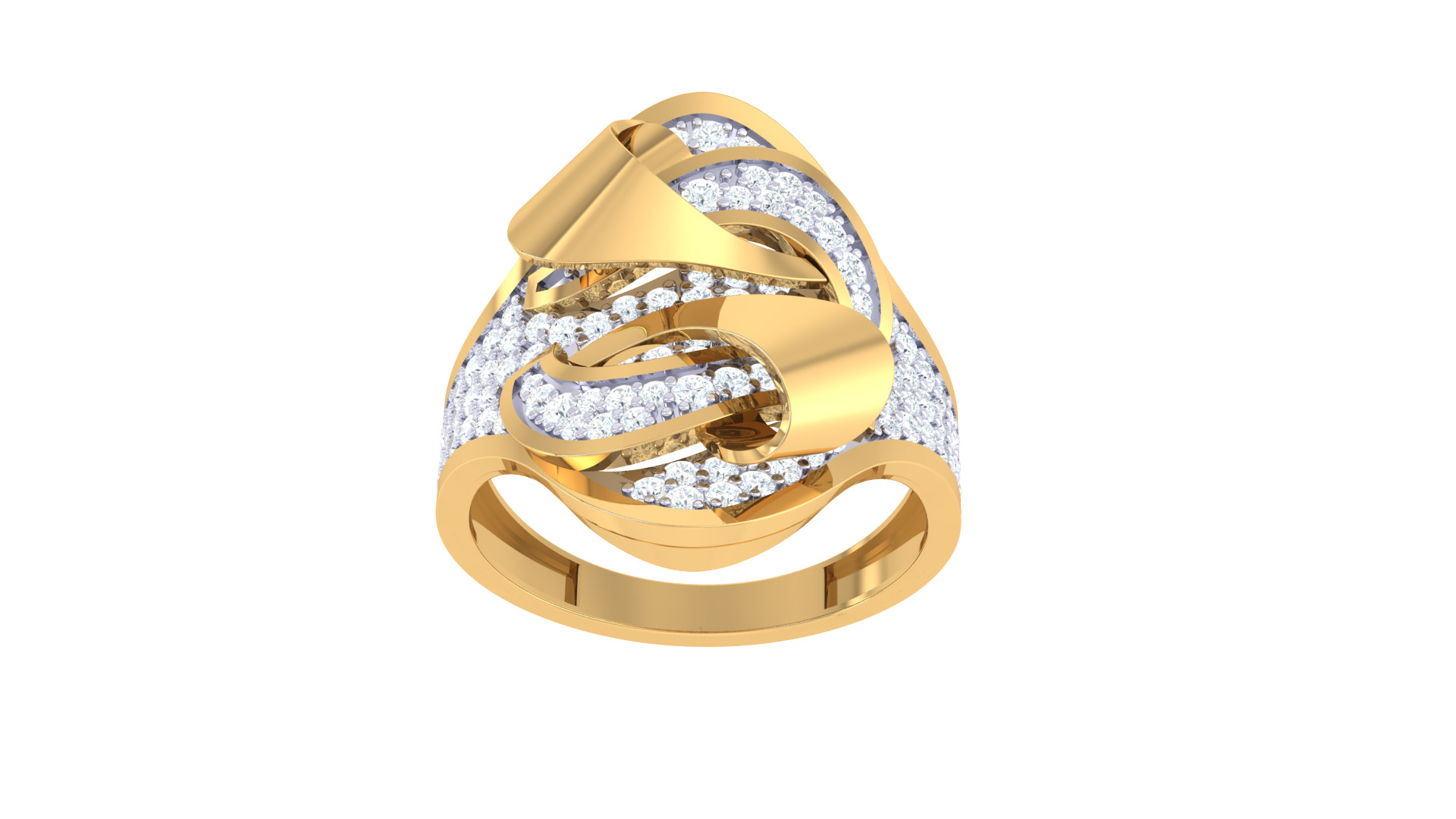Women Ring Render 3dm STL OBJ FBX Details 3D print model_3