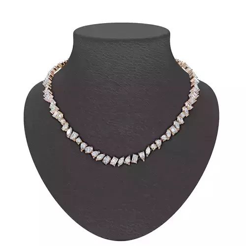tennis diamond necklace