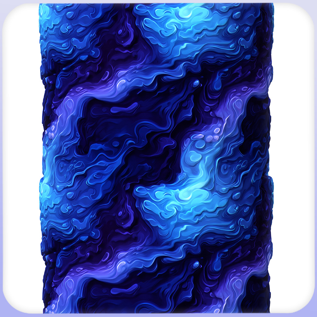  Stylized Water Seamless Texture Texture_2