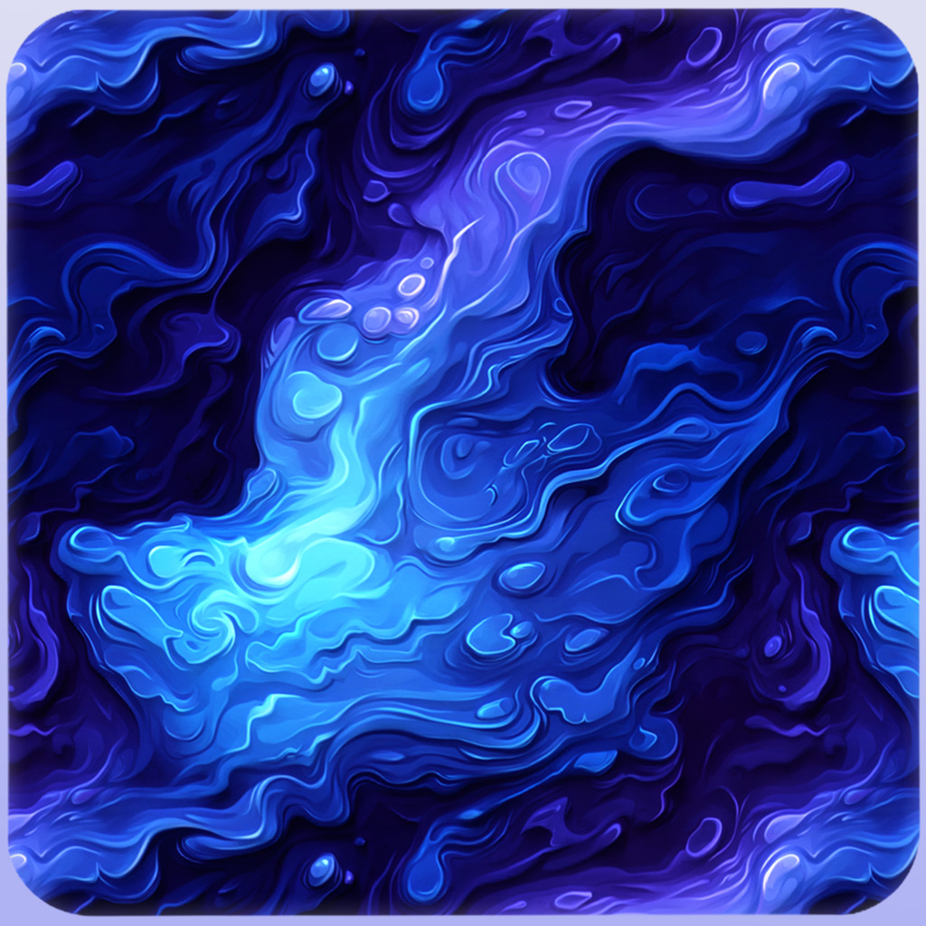  Stylized Water Seamless Texture Texture_4