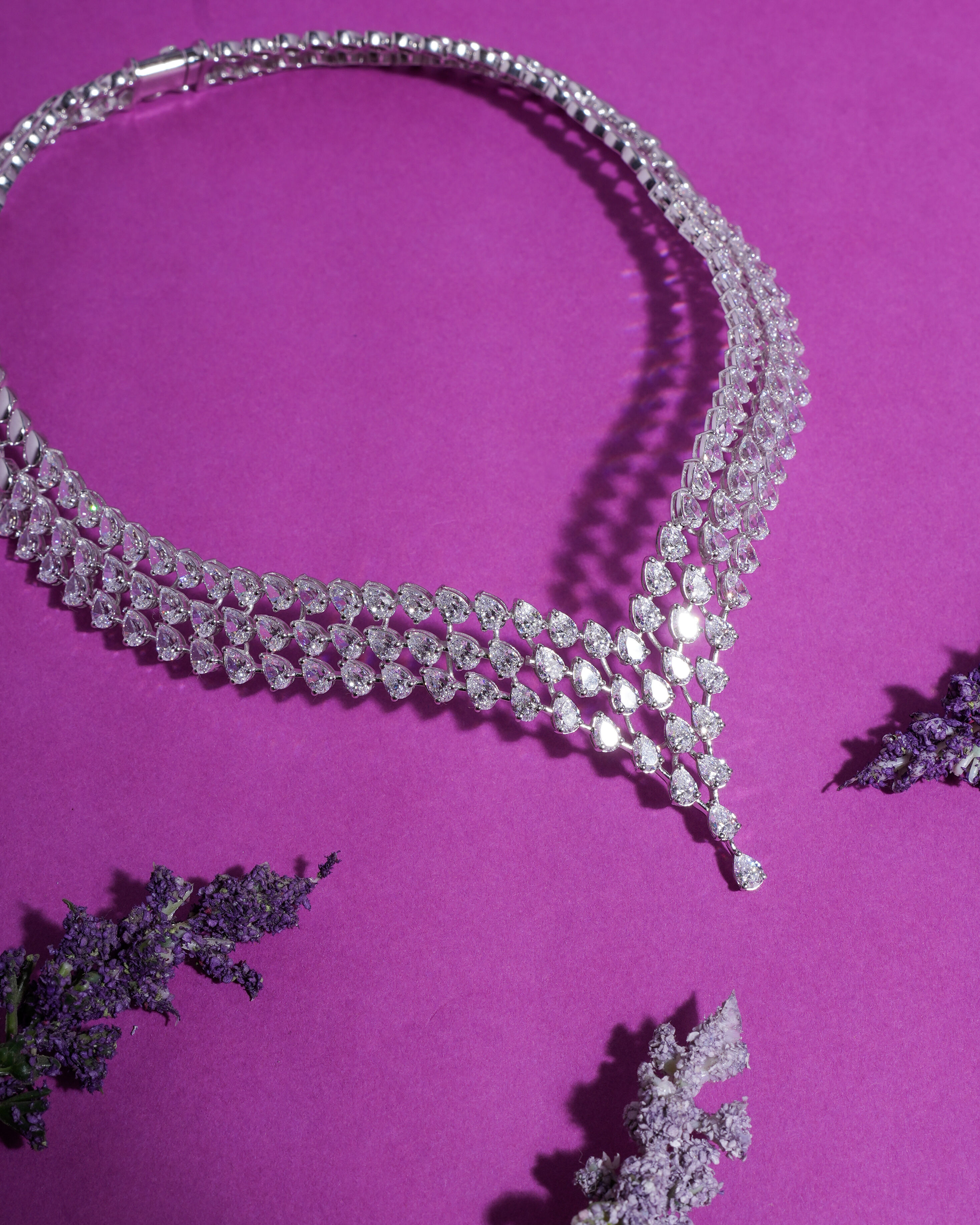 diamond necklace  3D print model_1