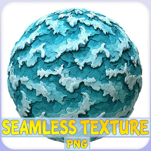 Stylized Water Seamless Texture Texture