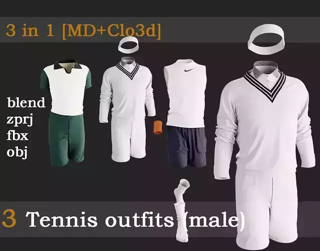 3 Tennis outfits
