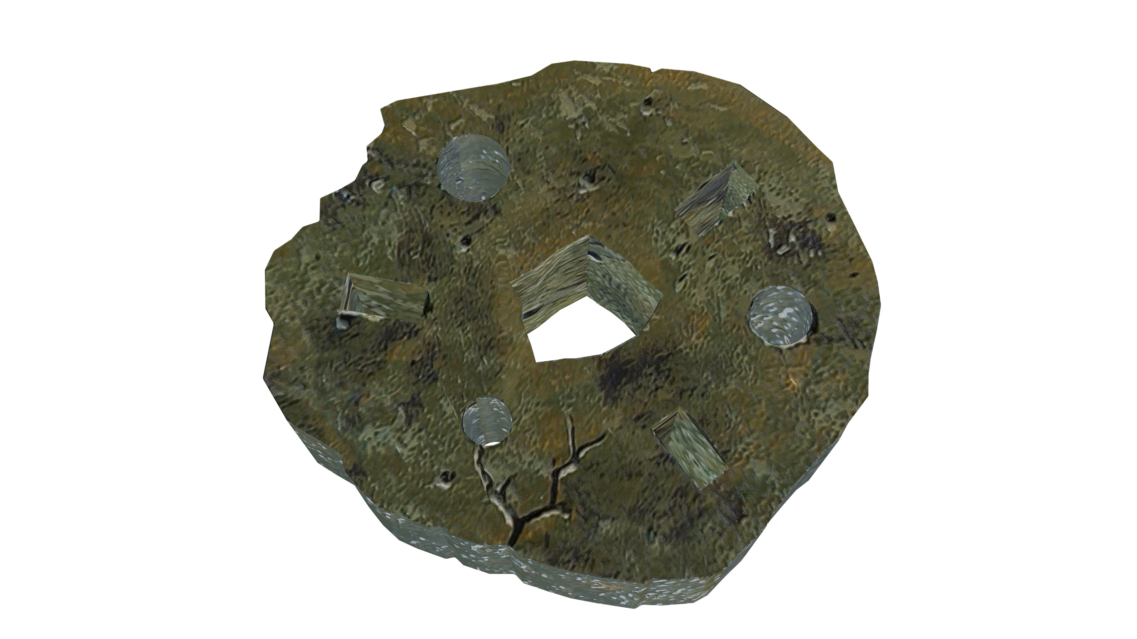 Mr Krabs Lucky Penny Low-poly 3D model_5