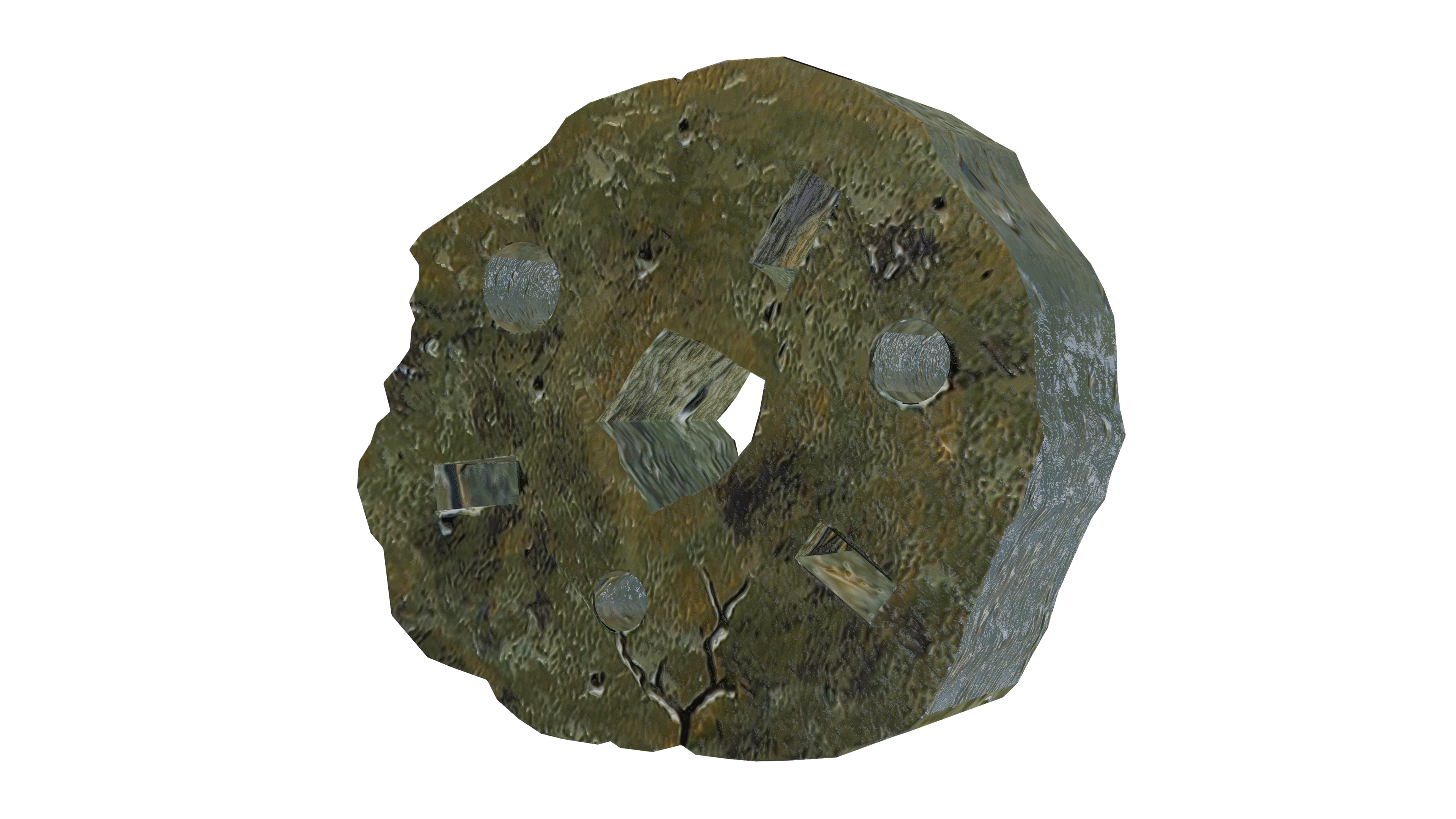 Mr Krabs Lucky Penny Low-poly 3D model_3