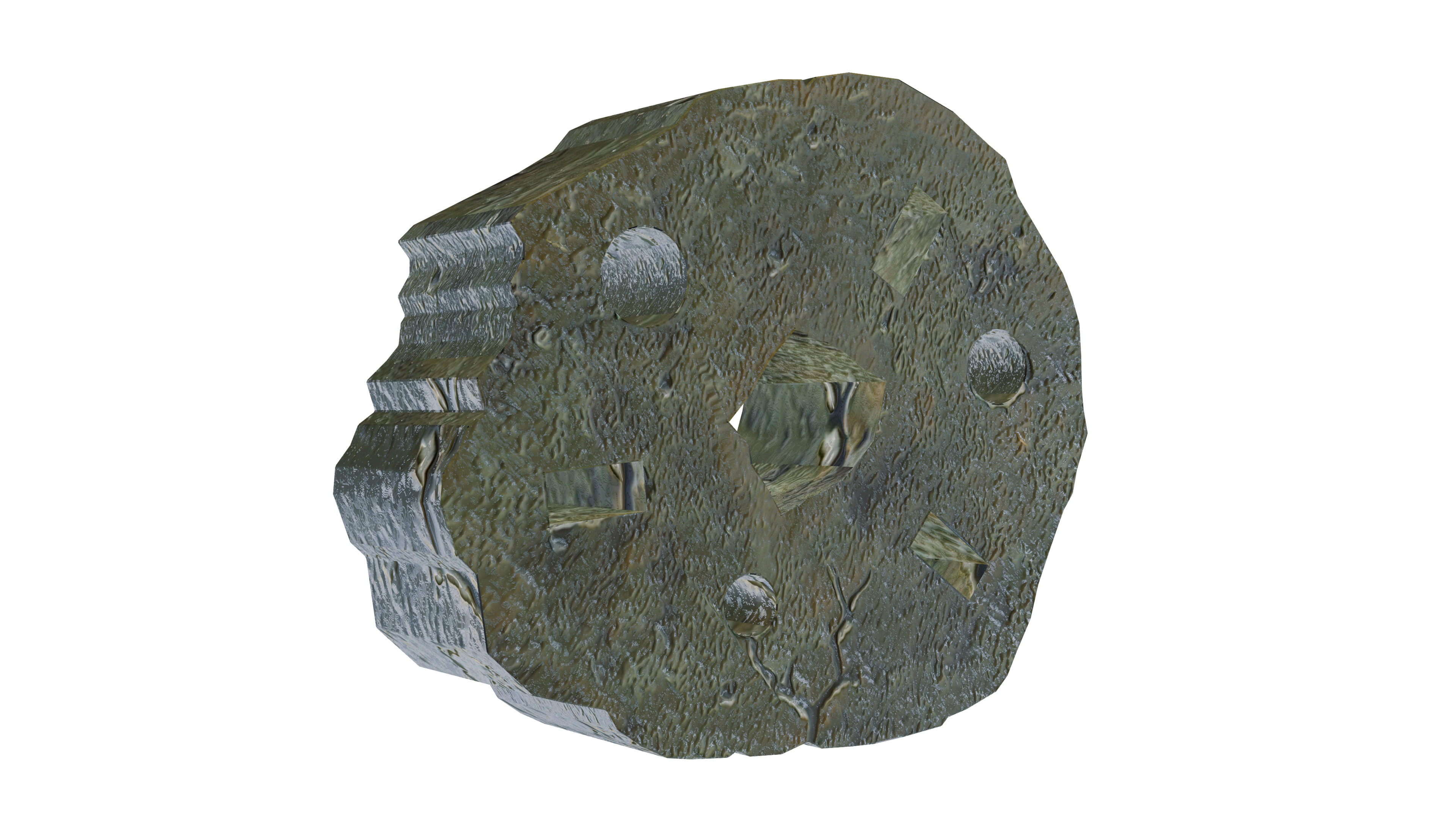 Mr Krabs Lucky Penny Low-poly 3D model_6