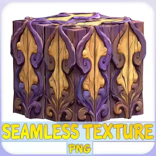  Stylized Wood Seamless Texture