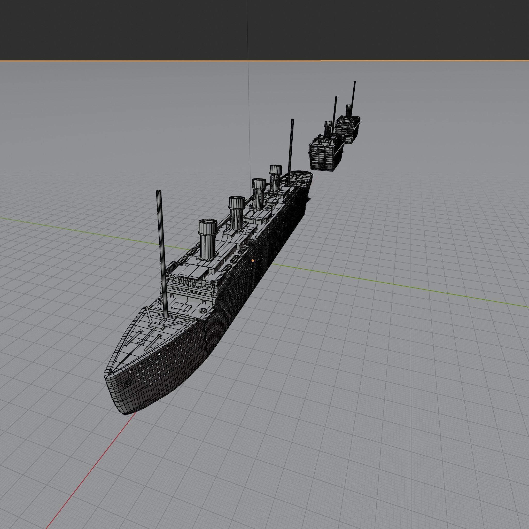 Titanic Ship 3D print model_12