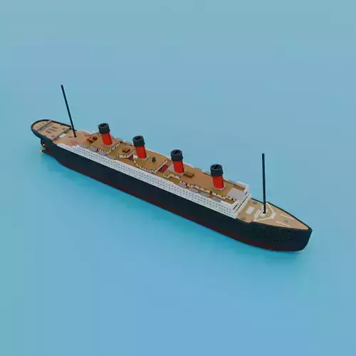 Titanic Ship 3D print model
