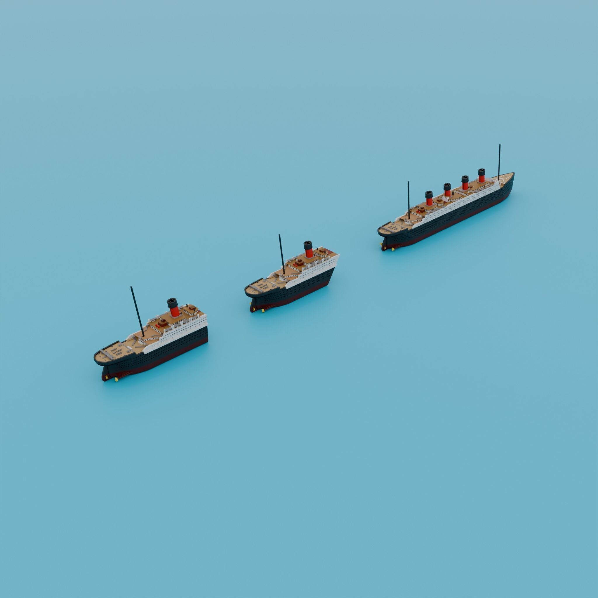Titanic Ship 3D print model_2
