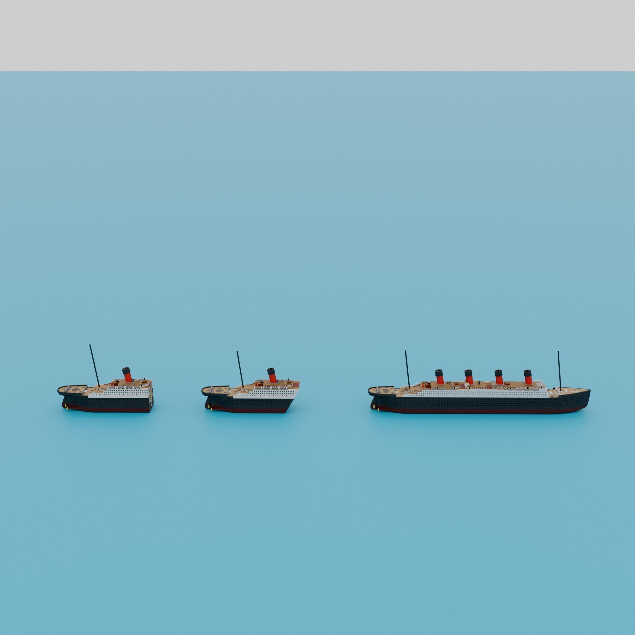 Titanic Ship 3D print model_4