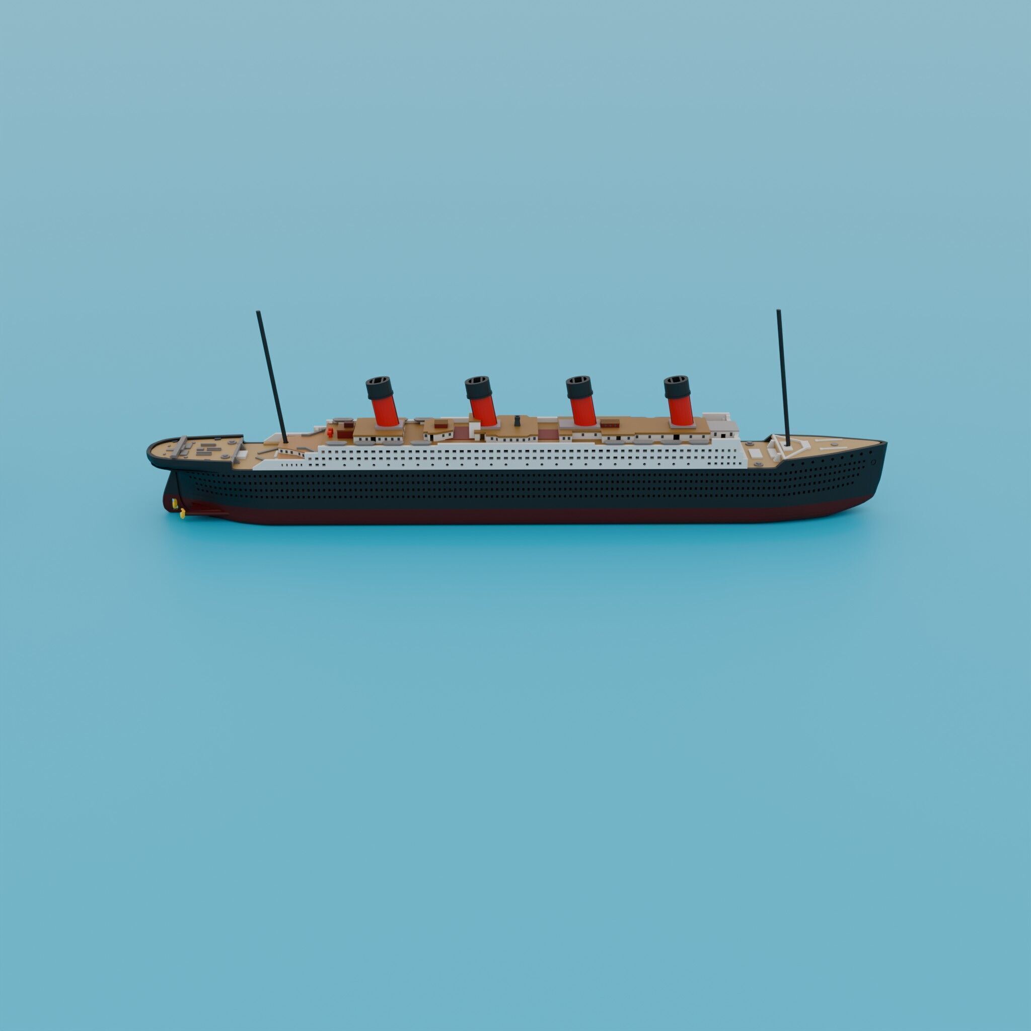 Titanic Ship 3D print model_5