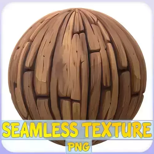 Stylized Wood Seamless Texture