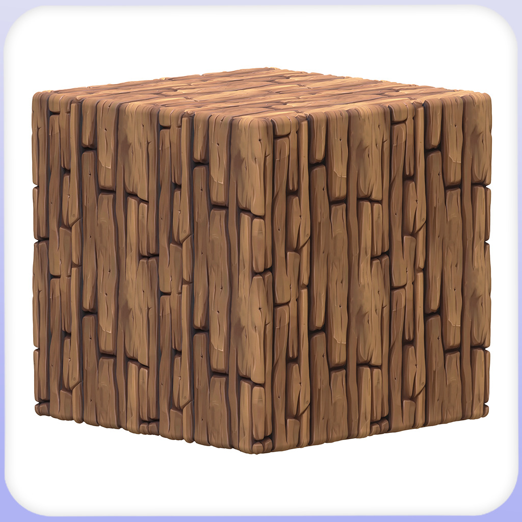 Stylized Wood Seamless Texture Texture_6