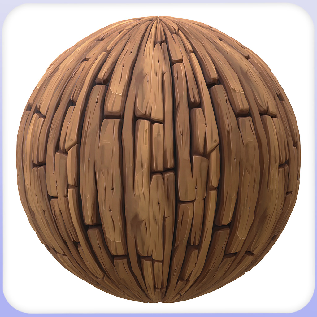 Stylized Wood Seamless Texture Texture_5