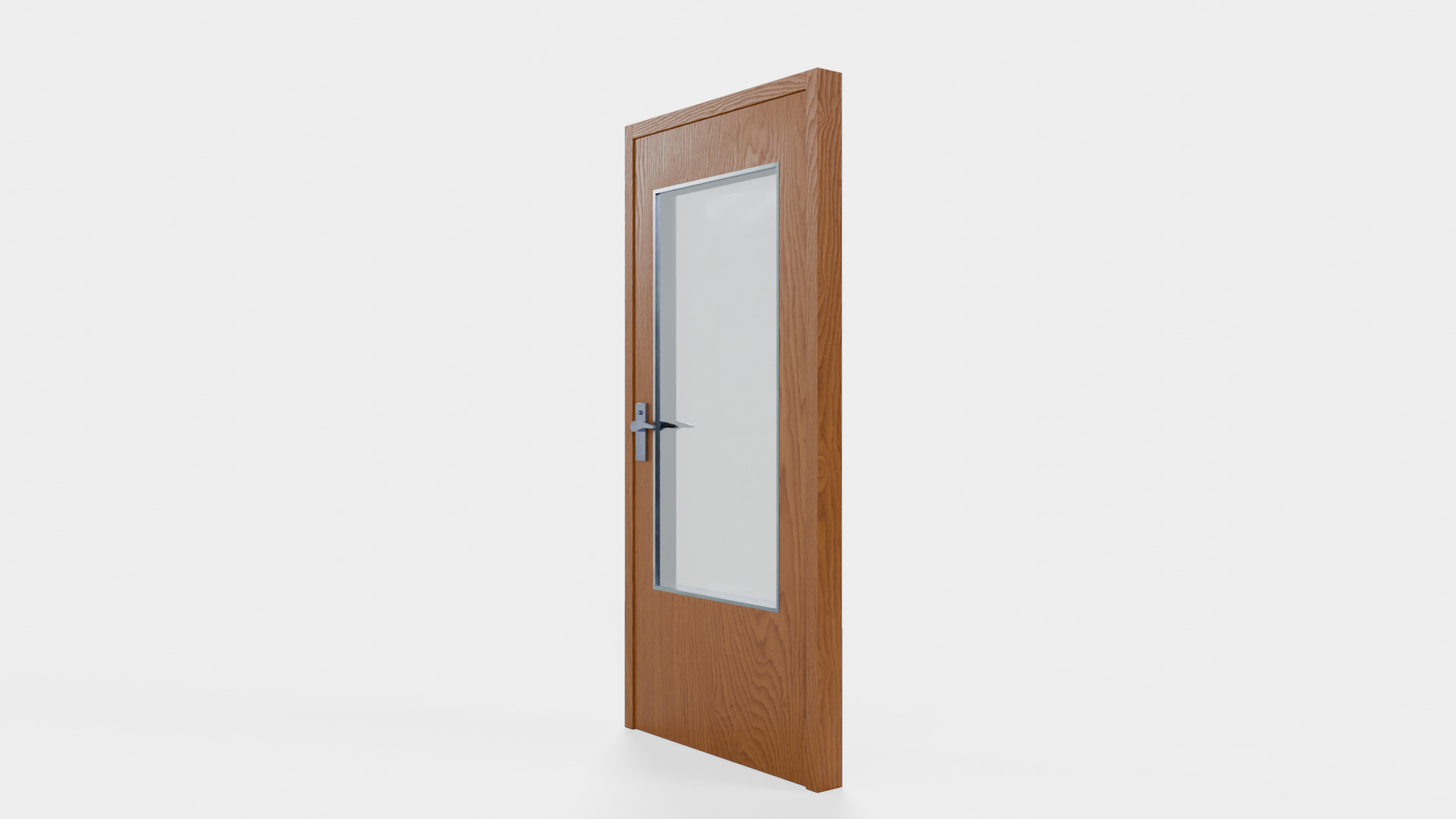 Modern Wood Door Free 3D model_2