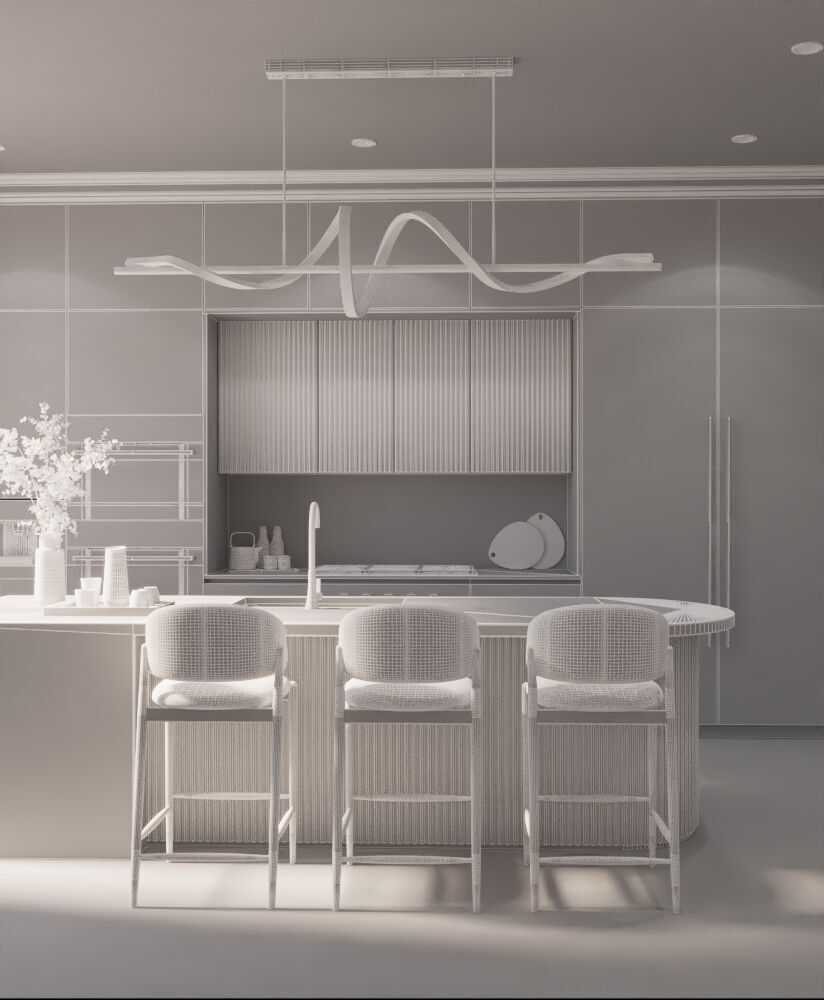 Neoclassical Interior with a Modern Touch 3D model_10