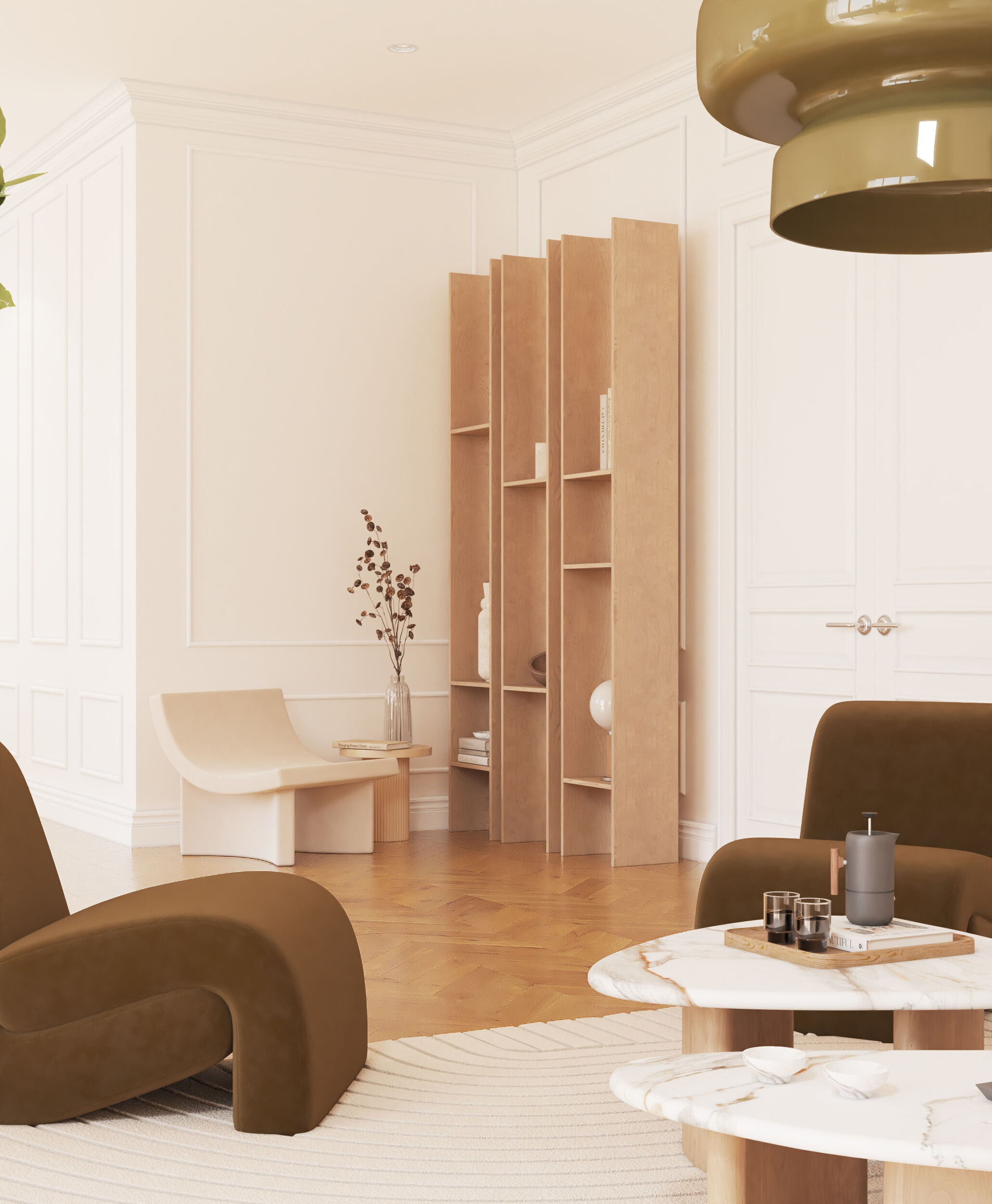 Neoclassical Interior with a Modern Touch 3D model_6