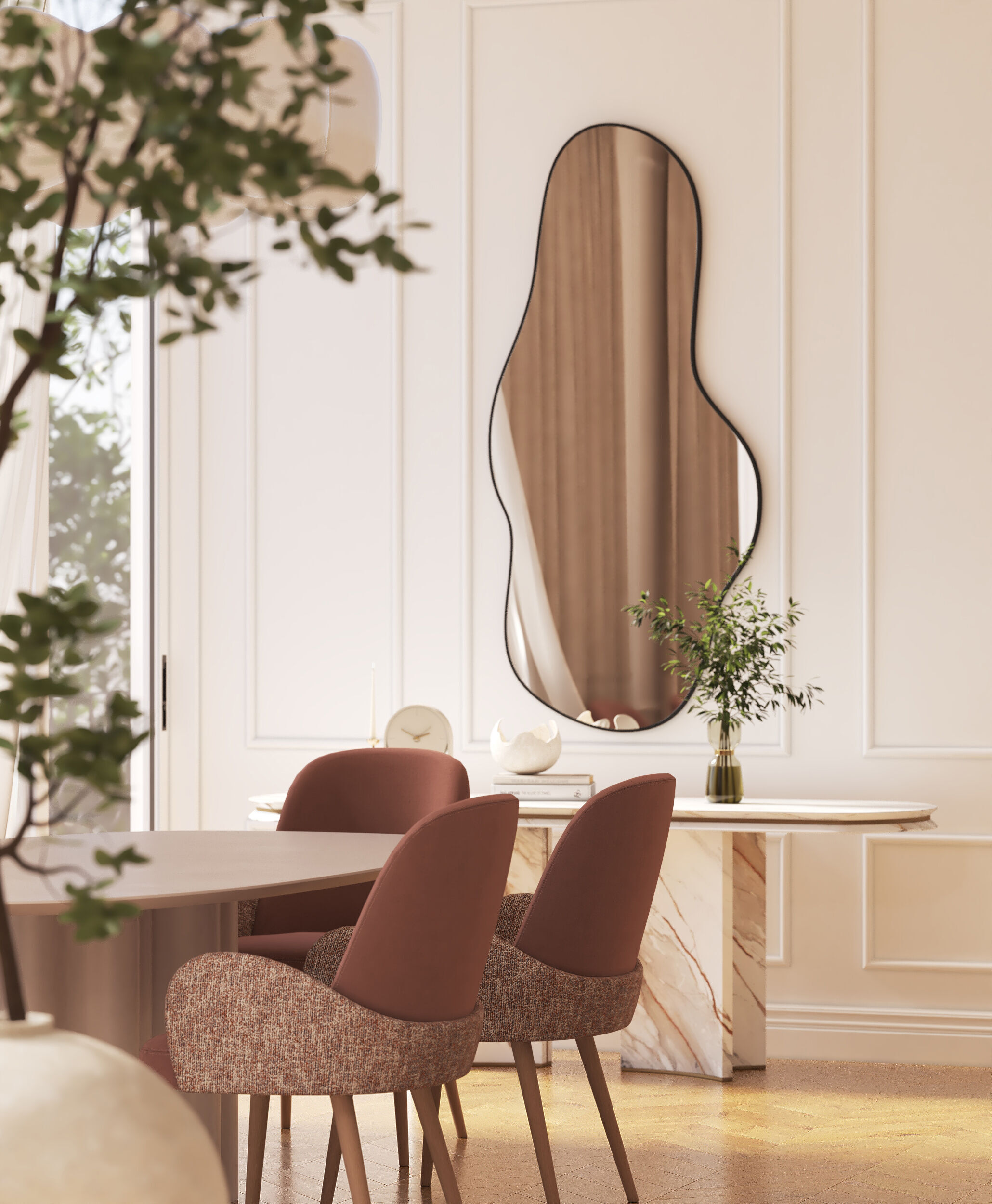 Neoclassical Interior with a Modern Touch 3D model_1