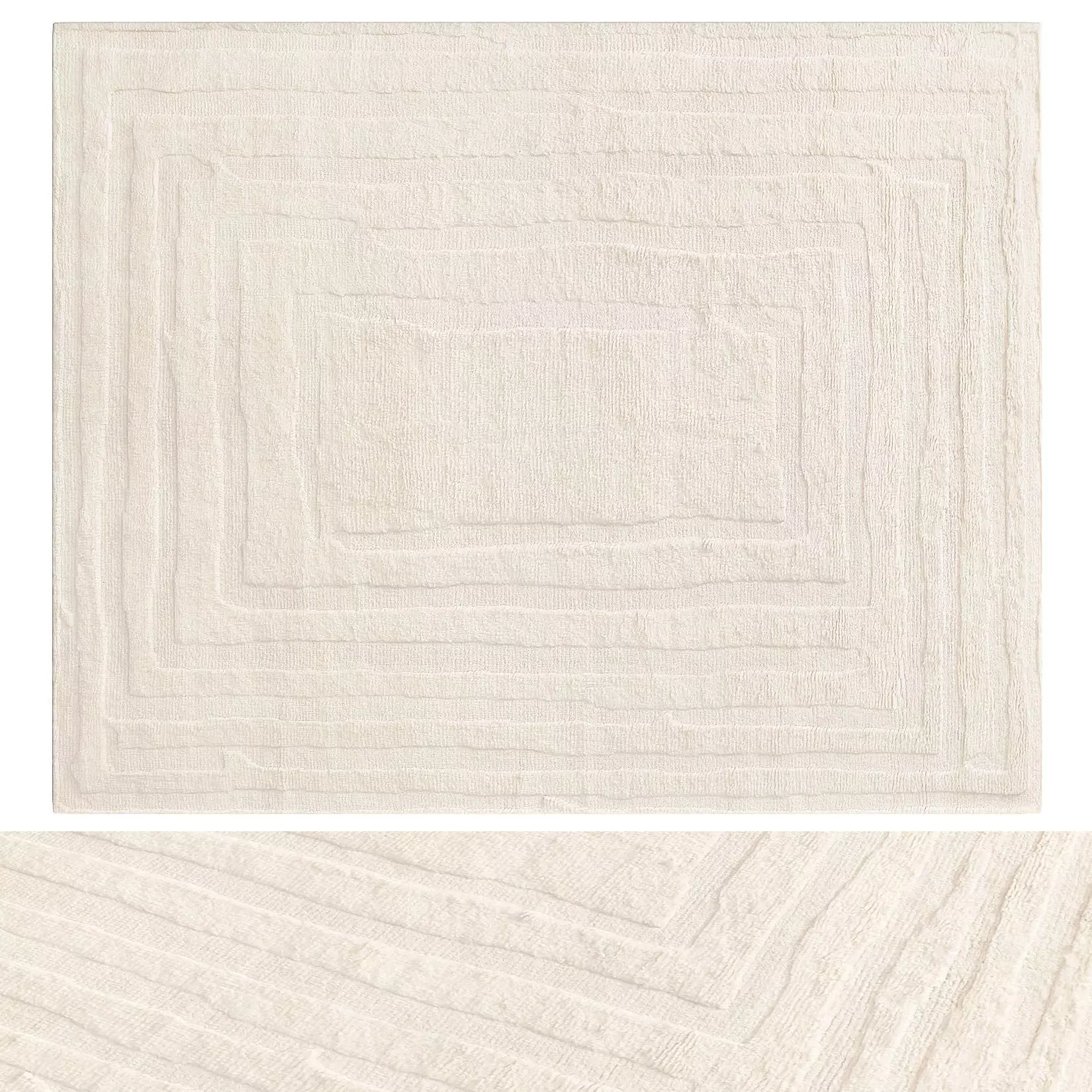 Kiri Wool rug 3D model_0