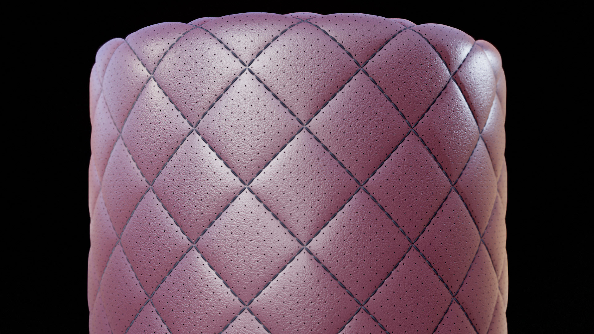 Seamless Perforated Stitched Leather Material Textures Texture_4